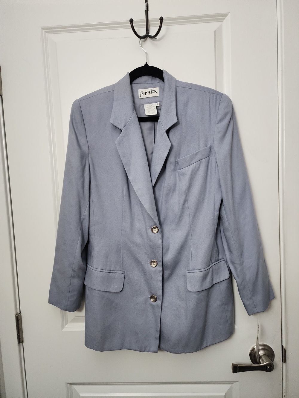 Vintage Paradox Powder Blue Women's Blazer Jacket